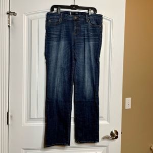Kut from the Kloth Catherine Boyfriend Jeans 12 EUC Darker Wash